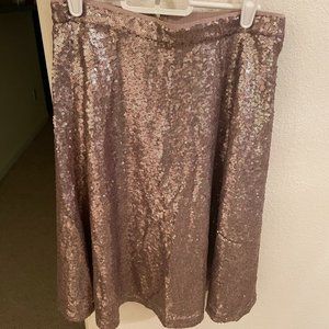 Ann Taylor 0p sequin skirt, NWT